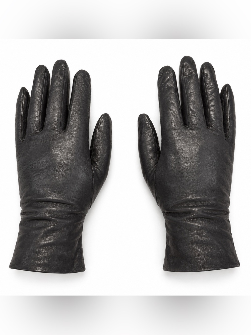 Vintage Black Leather Gloves Women’s